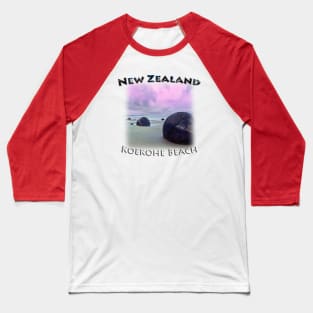 New Zealand - Koekohe Beach, Moeraki Boulders Baseball T-Shirt